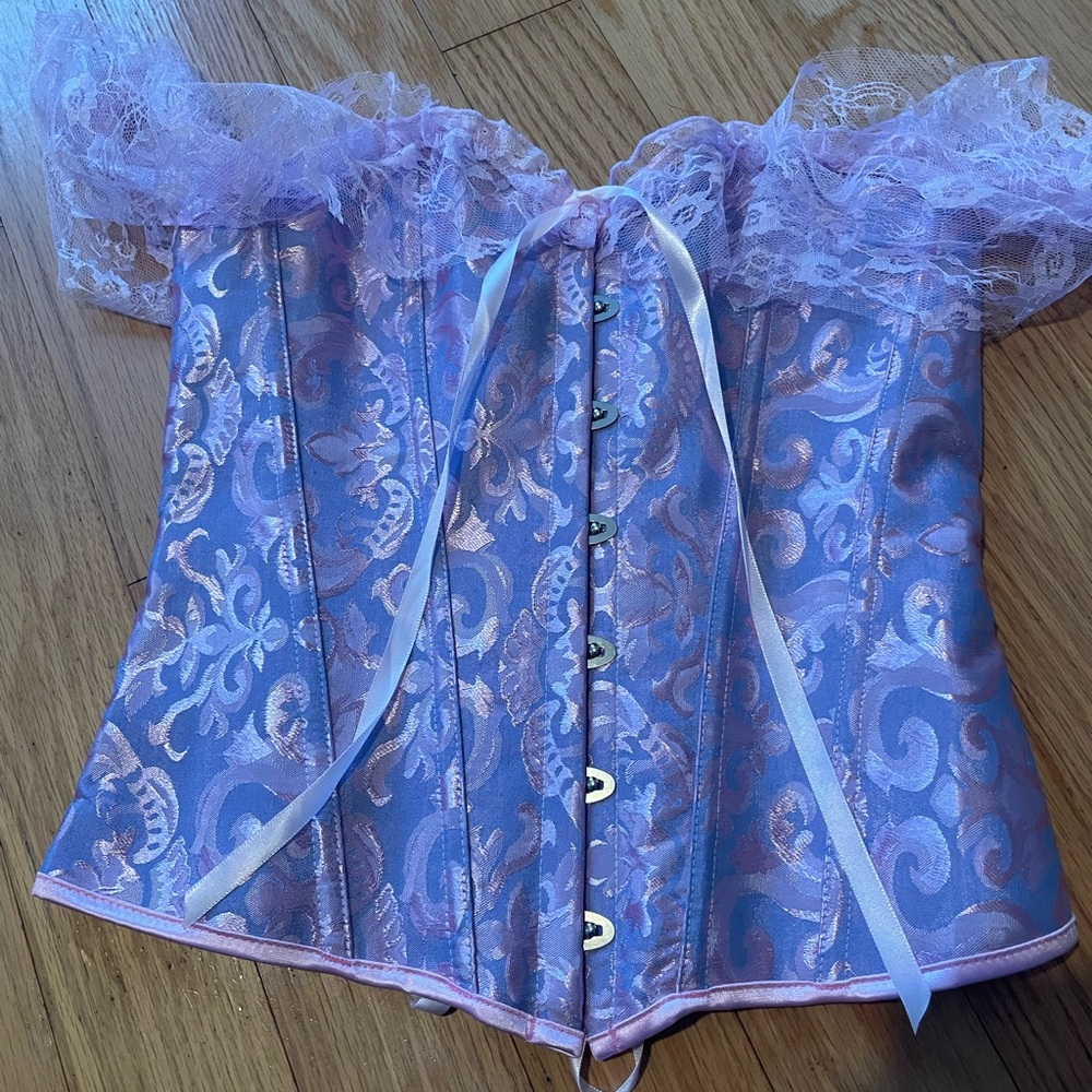 Purple corset
